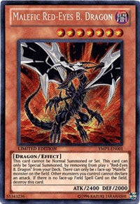 Malefic Red-Eyes B. Dragon [YMP1-EN001] Secret Rare | North Game Den
