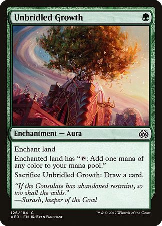 Unbridled Growth [Aether Revolt] | North Game Den