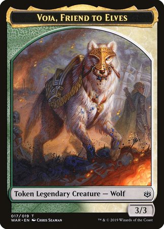 Voja, Friend to Elves Token [War of the Spark Tokens] | North Game Den