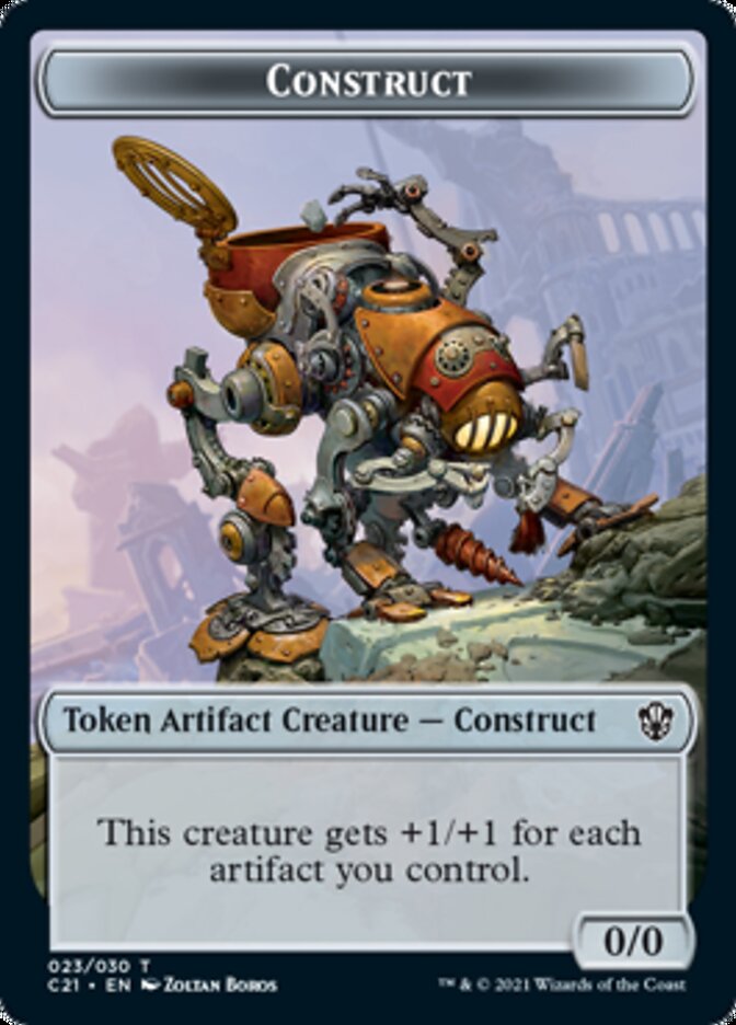 Copy // Construct Token (030) [Commander 2021 Tokens] | North Game Den