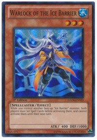 Warlock of the Ice Barrier [HA04-EN023] Super Rare | North Game Den