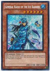 General Raiho of the Ice Barrier [HA04-EN025] Secret Rare | North Game Den