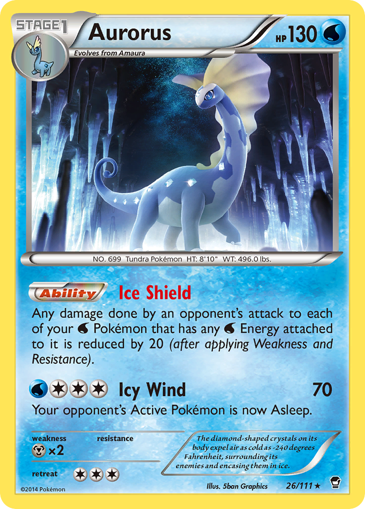 Aurorus (26/111) [XY: Furious Fists] | North Game Den