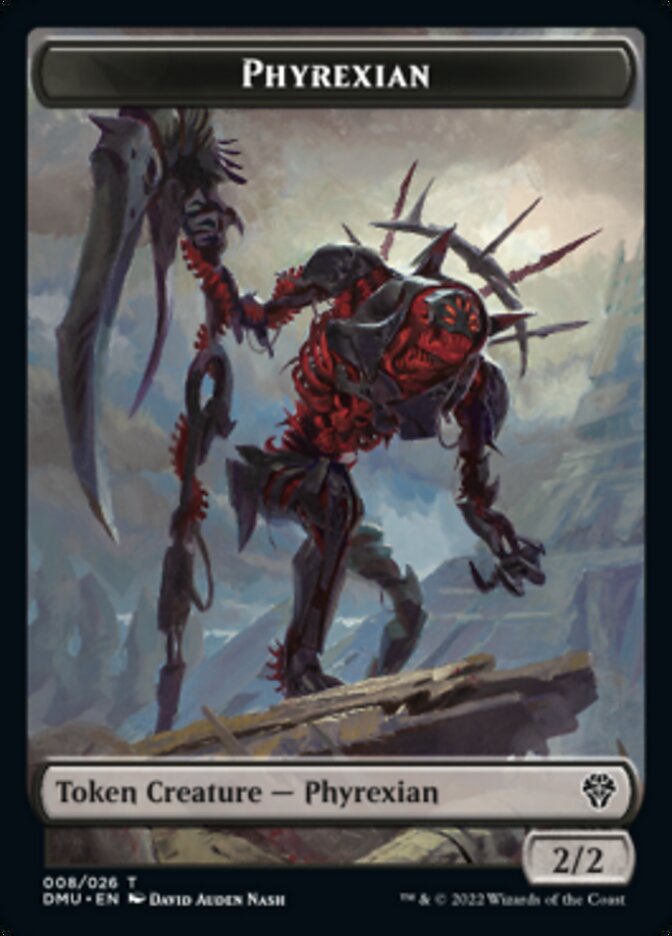 Phyrexian Token [Dominaria United Tokens] | North Game Den