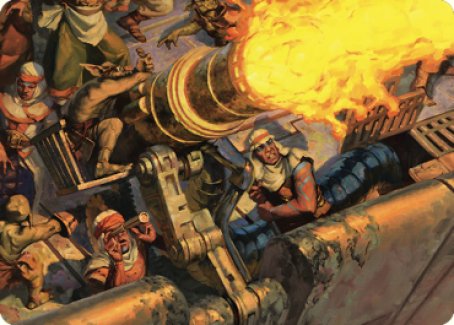 Mana Cannons Art Card [Dominaria United Art Series] | North Game Den