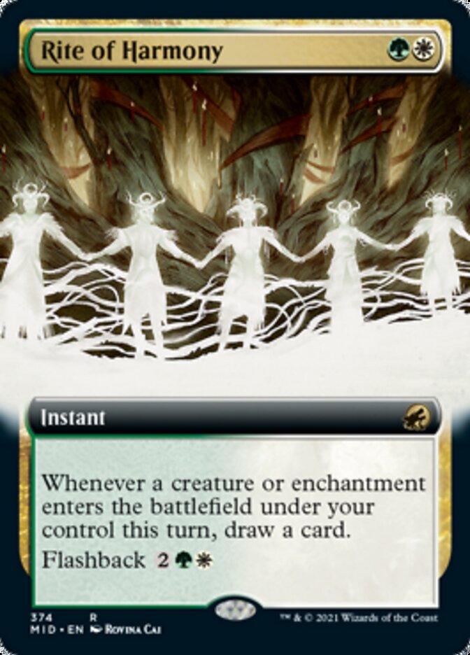Rite of Harmony (Extended) [Innistrad: Midnight Hunt] | North Game Den