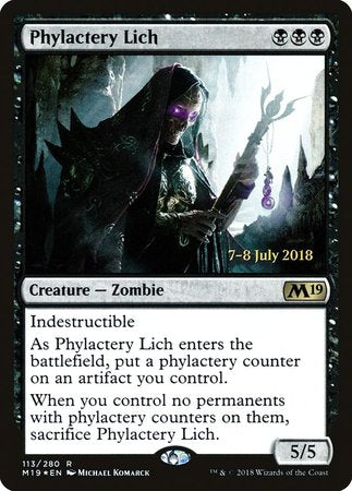 Phylactery Lich [Core Set 2019 Promos] | North Game Den