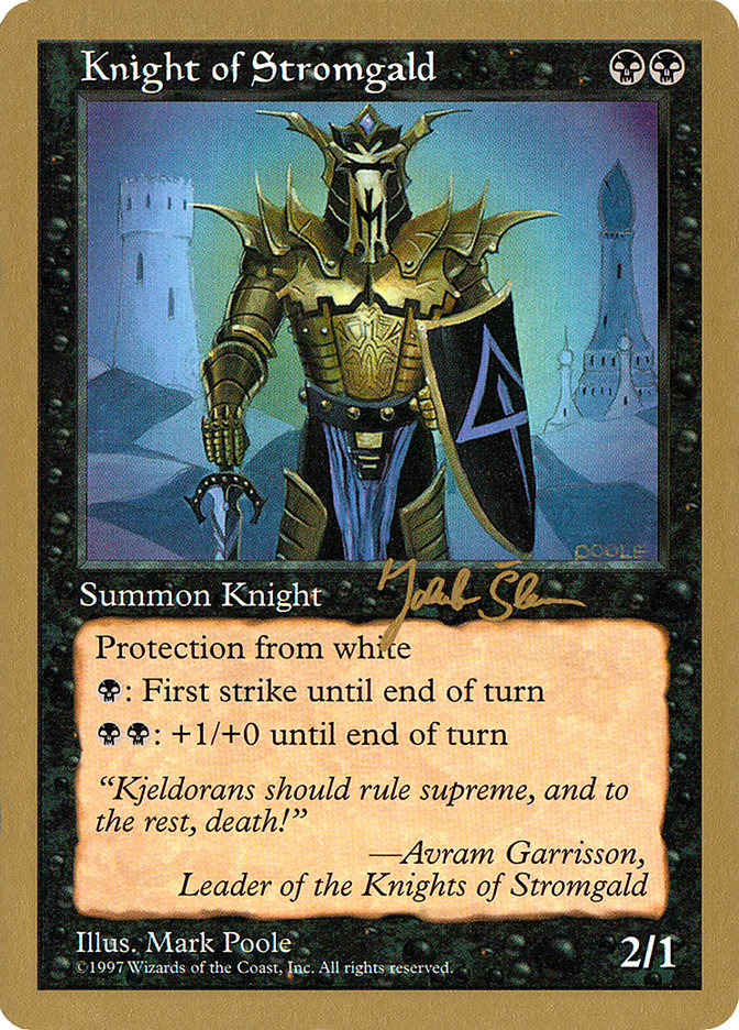 Knight of Stromgald (Jakub Slemr) [World Championship Decks 1997] | North Game Den