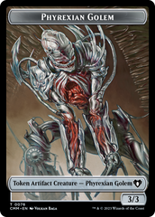 Phyrexian Golem // Ox Double-Sided Token [Commander Masters Tokens] | North Game Den