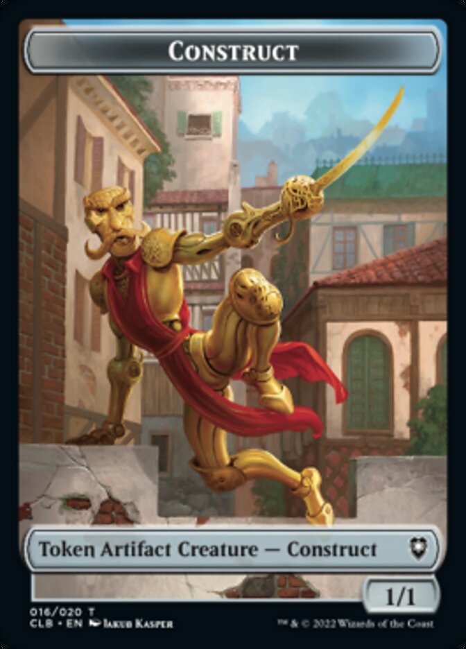 Construct Token [Commander Legends: Battle for Baldur's Gate Tokens] | North Game Den