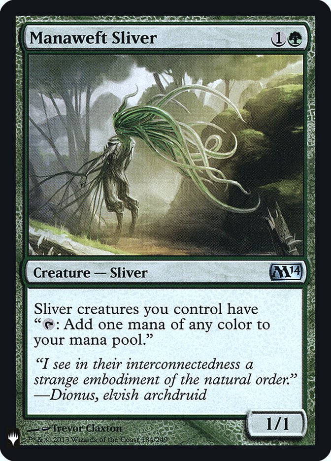 Manaweft Sliver [Mystery Booster] | North Game Den