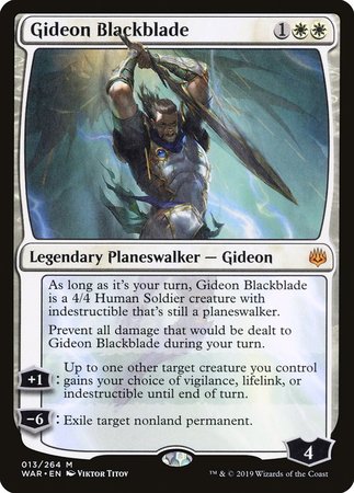 Gideon Blackblade [War of the Spark] | North Game Den