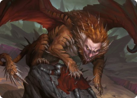 Manticore Art Card [Dungeons & Dragons: Adventures in the Forgotten Realms Art Series] | North Game Den