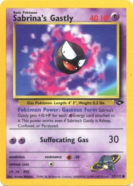 Sabrina's Gastly (97/132) [Gym Challenge Unlimited] | North Game Den