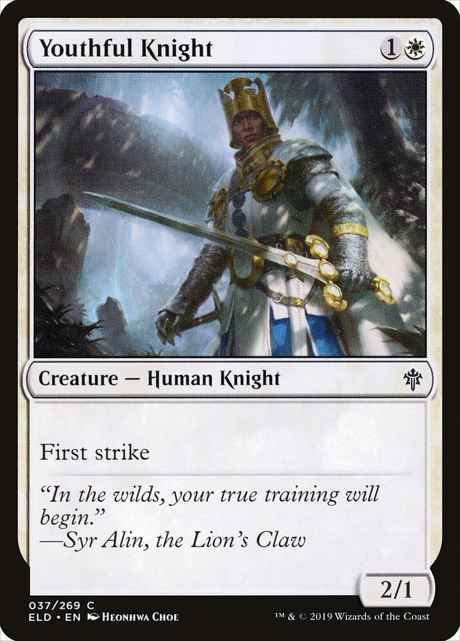 Youthful Knight [Throne of Eldraine] | North Game Den