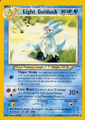 Light Golduck (47/105) [Neo Destiny Unlimited] | North Game Den