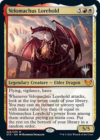 Velomachus Lorehold (Promo Pack) [Strixhaven: School of Mages Promos] | North Game Den