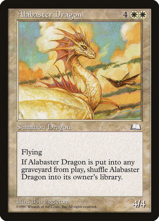 Alabaster Dragon [Weatherlight] | North Game Den