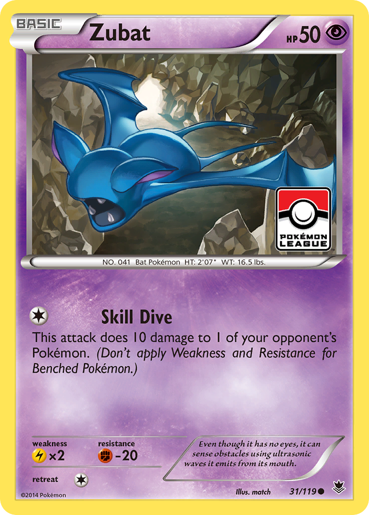 Zubat (31/119) [XY: Phantom Forces] | North Game Den