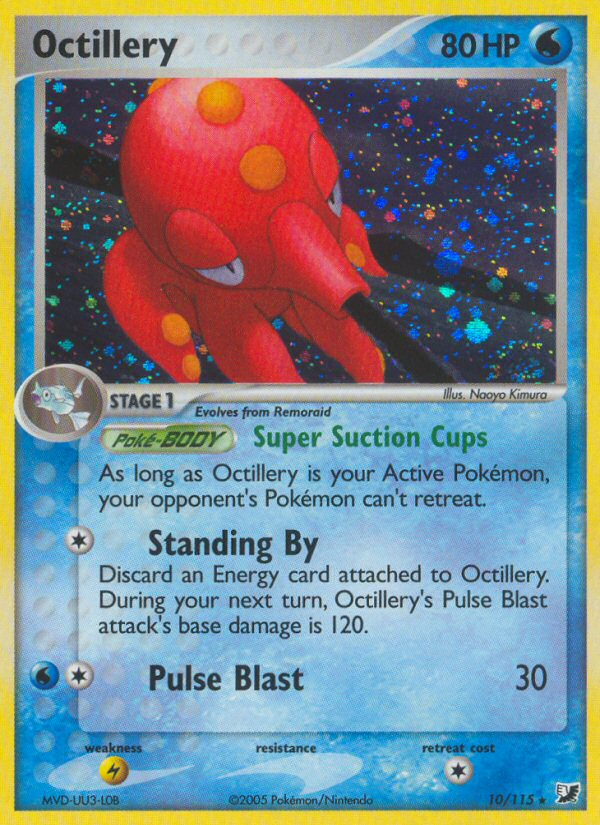 Octillery (10/115) [EX: Unseen Forces] | North Game Den