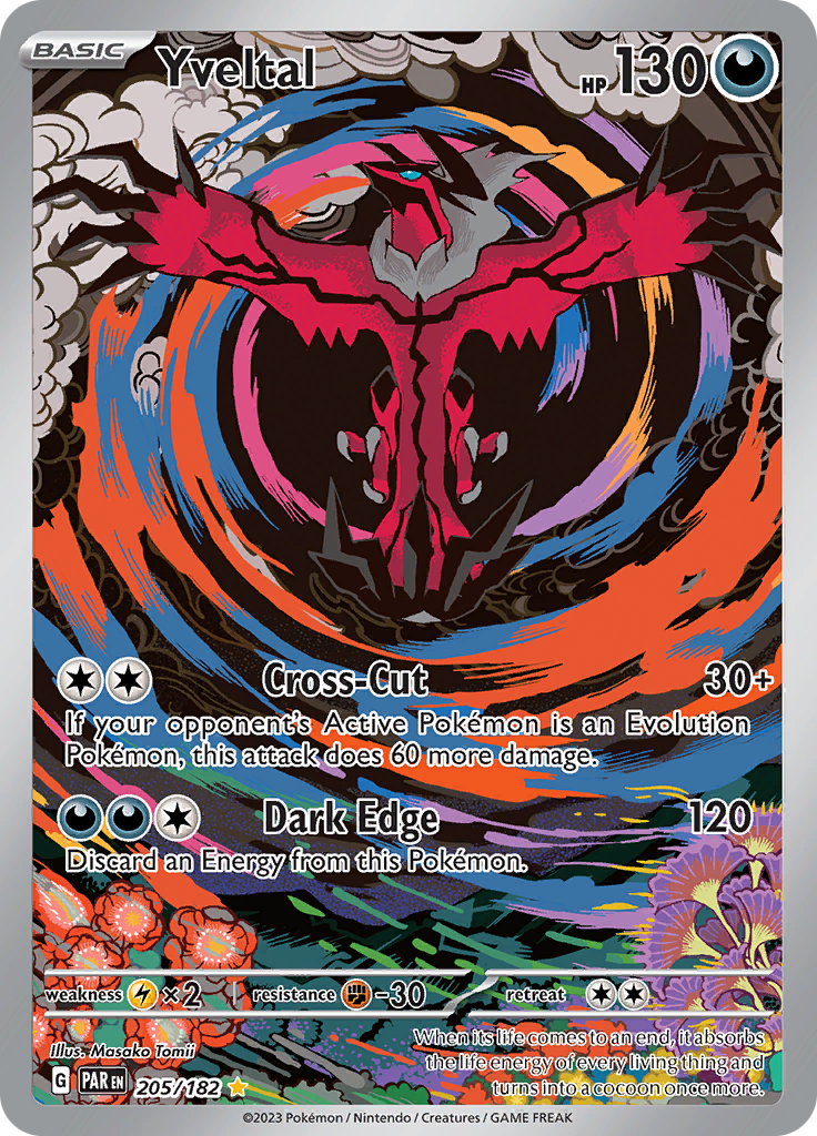 Yveltal (205/182) [Scarlet & Violet: Paradox Rift] | North Game Den