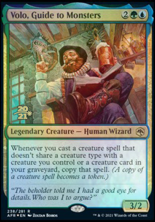 Volo, Guide to Monsters [Dungeons & Dragons: Adventures in the Forgotten Realms Prerelease Promos] | North Game Den