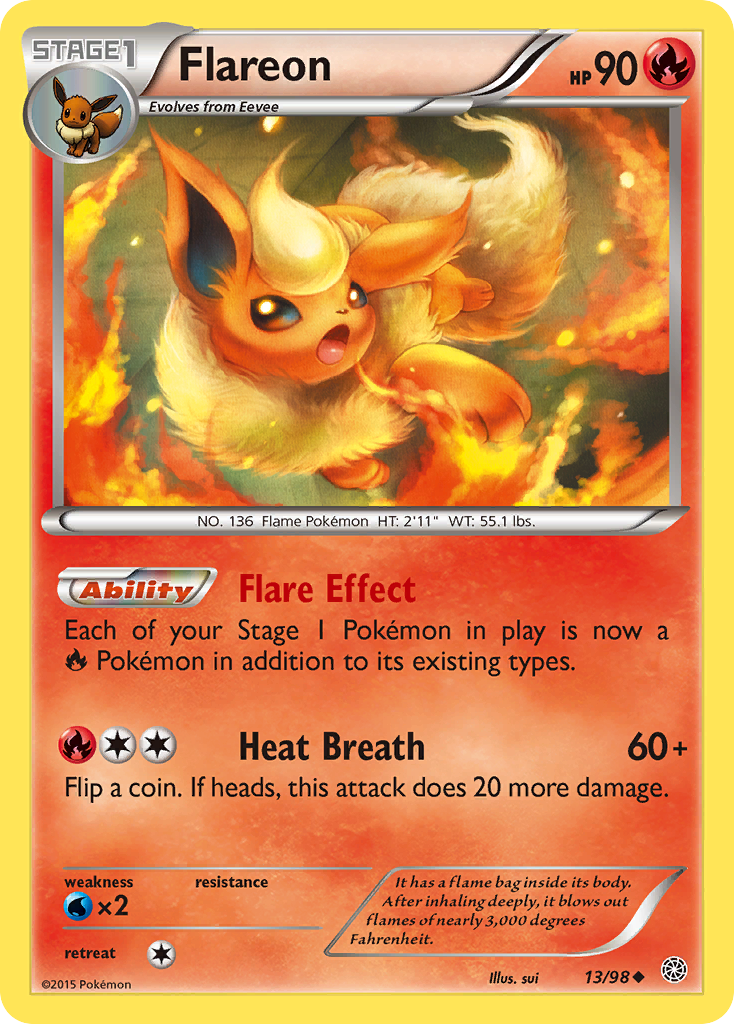 Flareon (13/98) [XY: Ancient Origins] | North Game Den