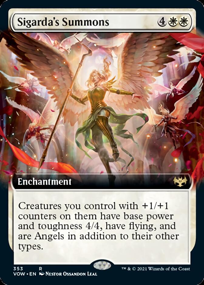 Sigarda's Summons (Extended) [Innistrad: Crimson Vow] | North Game Den