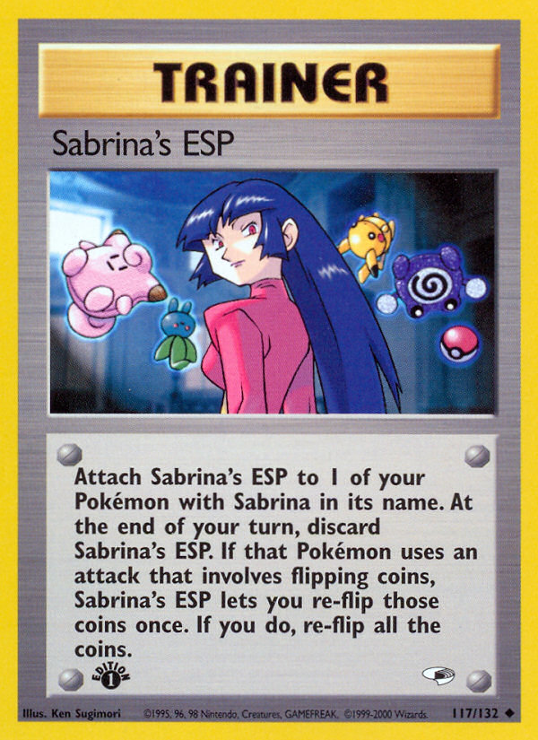 Sabrina's ESP (117/132) [Gym Heroes 1st Edition] | North Game Den