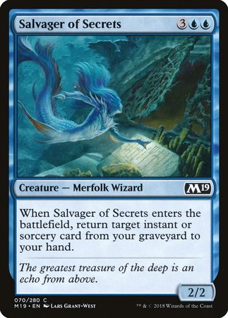 Salvager of Secrets [Core Set 2019] | North Game Den