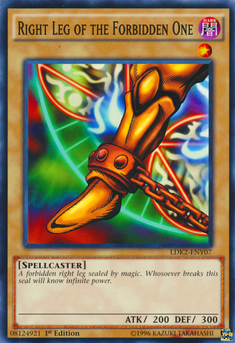 Right Leg of the Forbidden One [LDK2-ENY07] Common | North Game Den