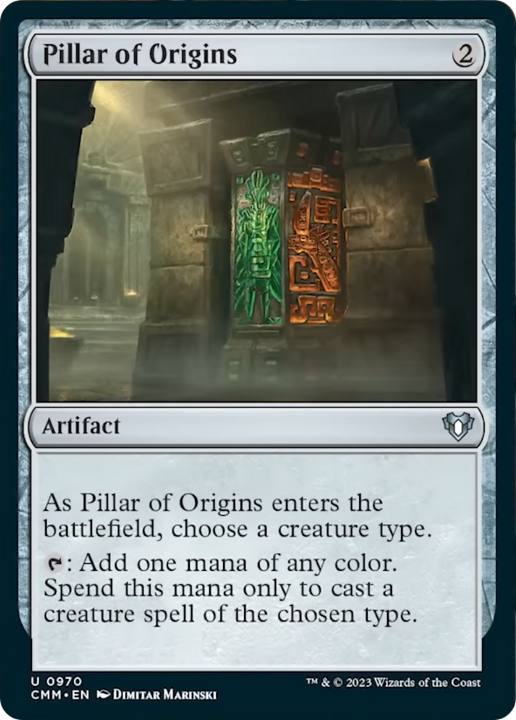 Pillar of Origins [Commander Masters] | North Game Den