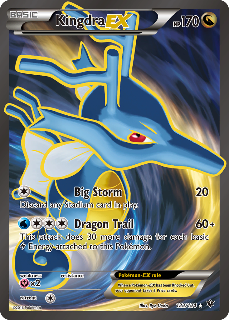 Kingdra EX (122/124) [XY: Fates Collide] | North Game Den