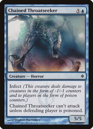 Chained Throatseeker [New Phyrexia] | North Game Den