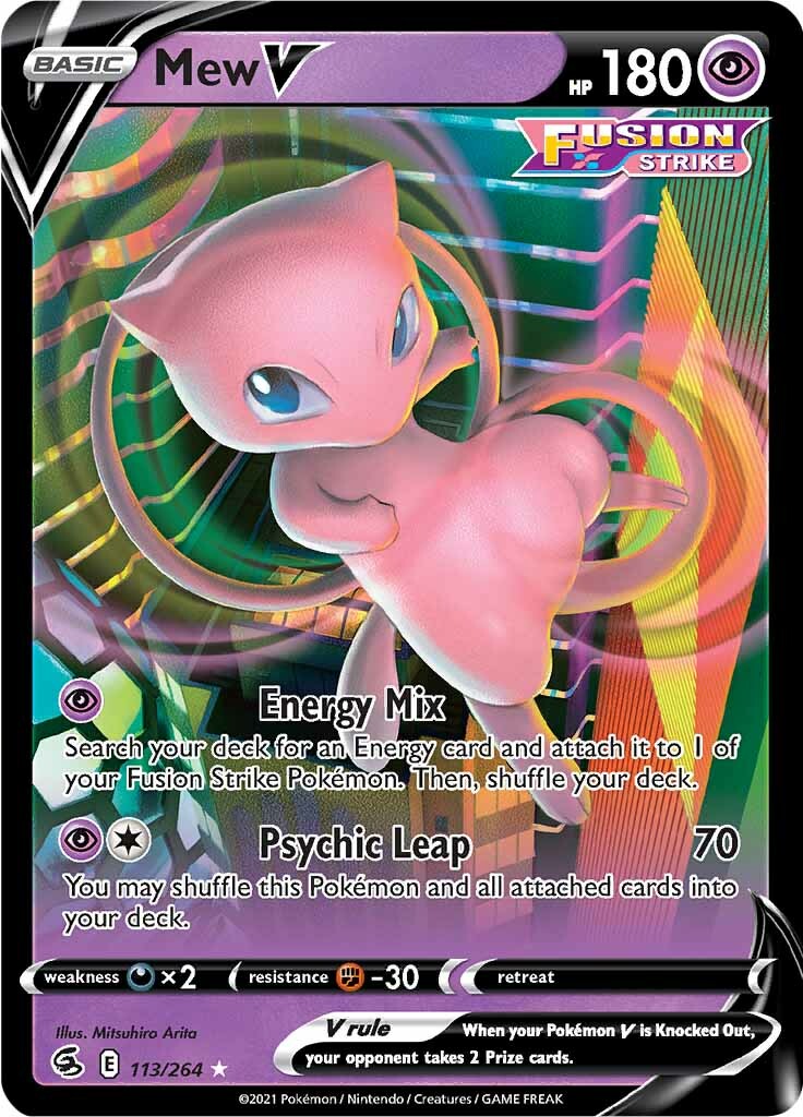 Mew V (113/264) [Sword & Shield: Fusion Strike] | North Game Den