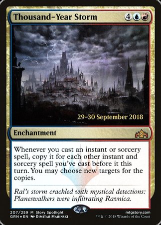 Thousand-Year Storm [Guilds of Ravnica Promos] | North Game Den