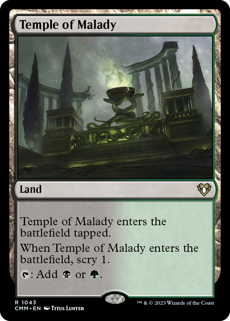 Temple of Malady [Commander Masters] | North Game Den