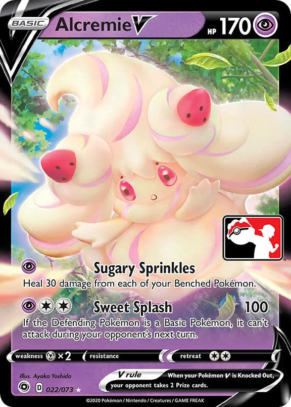 Alcremie V (22/73) [Prize Pack Series One] | North Game Den