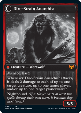 Volatile Arsonist // Dire-Strain Anarchist [Innistrad: Double Feature] | North Game Den