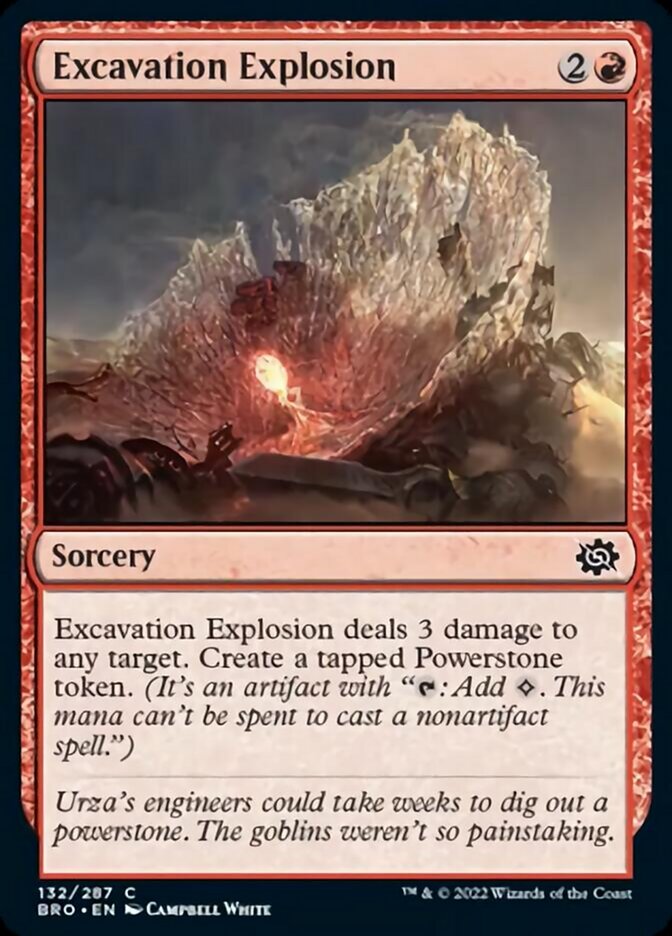 Excavation Explosion [The Brothers' War] | North Game Den
