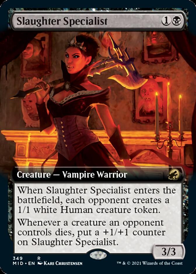 Slaughter Specialist (Extended) [Innistrad: Midnight Hunt] | North Game Den