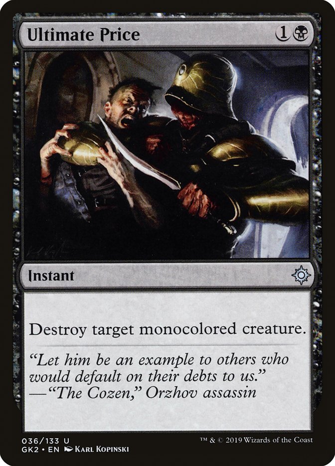 Ultimate Price [Ravnica Allegiance Guild Kit] | North Game Den
