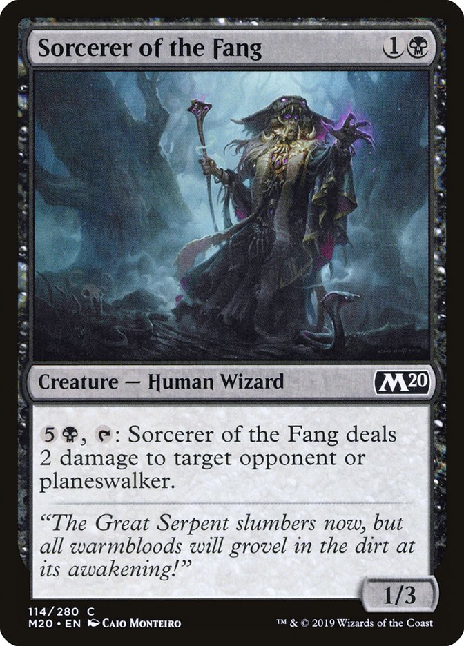 Sorcerer of the Fang [Core Set 2020] | North Game Den