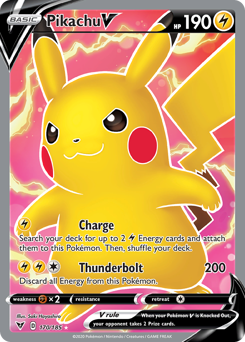 Pikachu V (170/185) [Sword & Shield: Vivid Voltage] | North Game Den