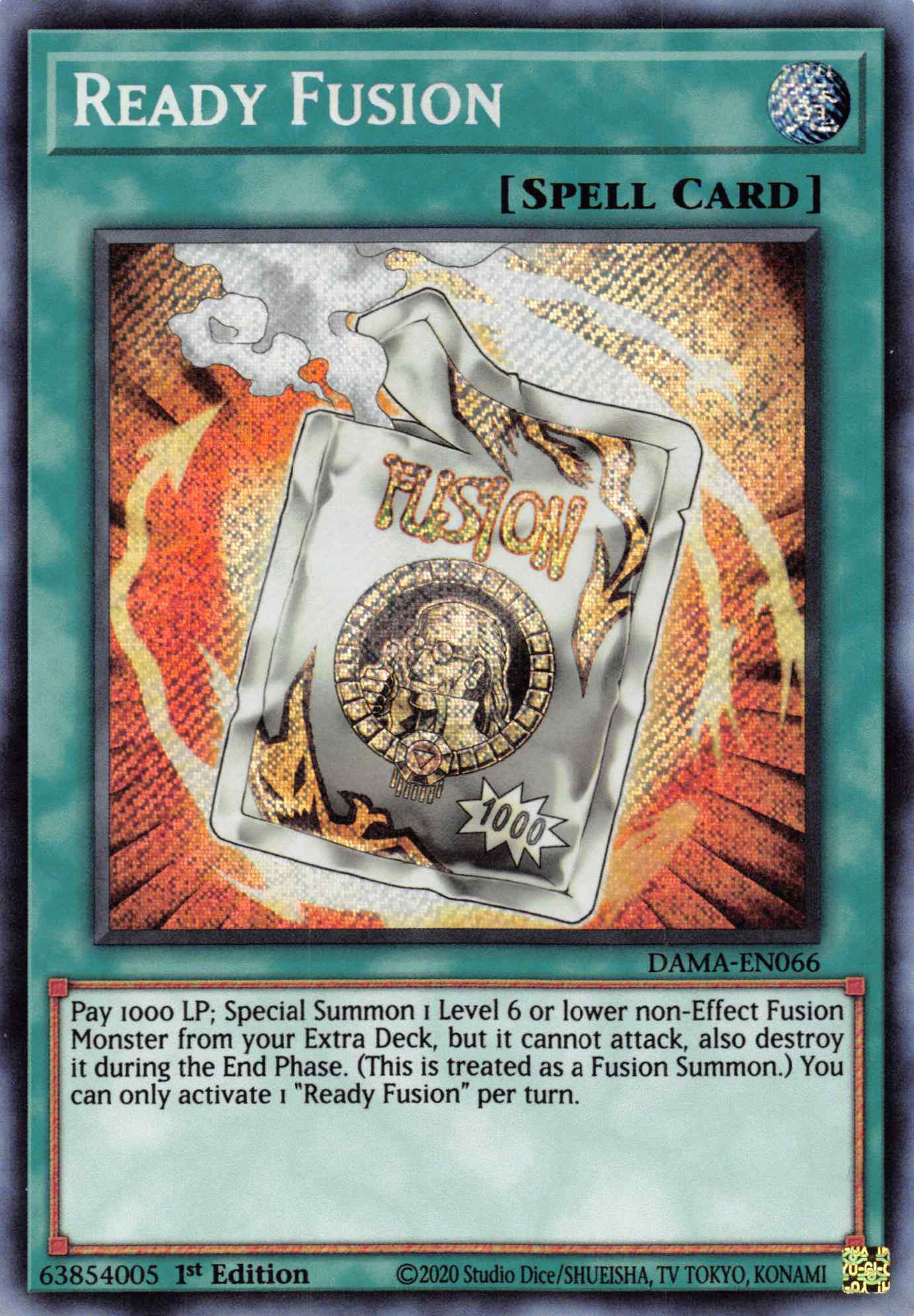 Ready Fusion [DAMA-EN066] Secret Rare | North Game Den