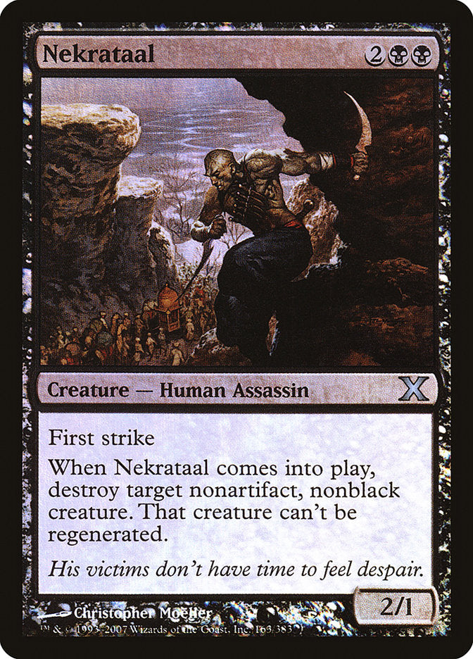 Nekrataal (Premium Foil) [Tenth Edition] | North Game Den