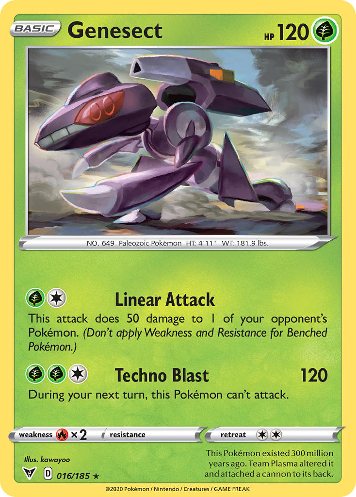 Genesect (016/185) [Sword & Shield: Vivid Voltage] | North Game Den