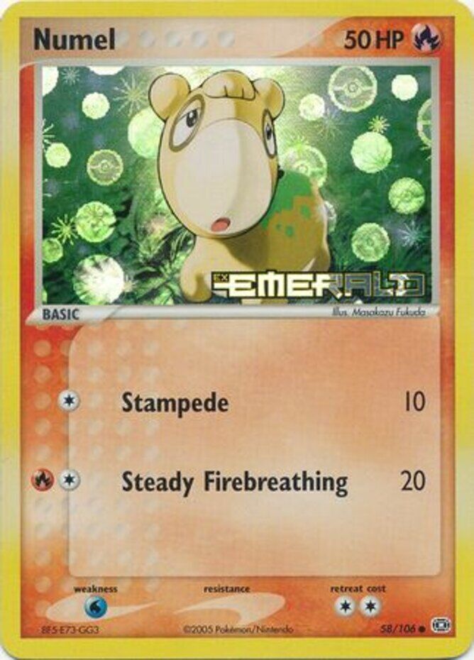 Numel (58/106) (Stamped) [EX: Emerald] | North Game Den