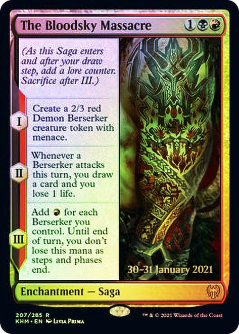 The Bloodsky Massacre [Kaldheim Prerelease Promos] | North Game Den