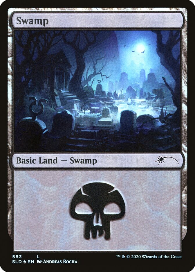 Swamp (Spooky) (563) [Secret Lair Drop Promos] | North Game Den